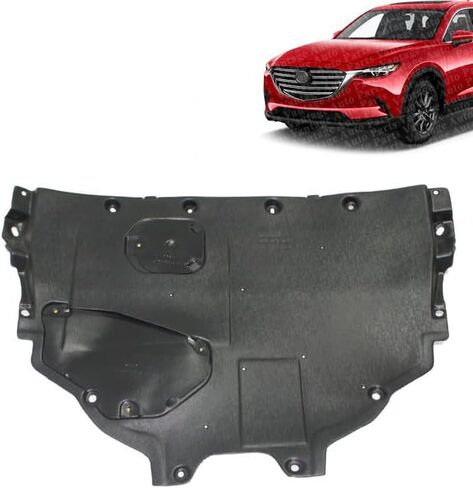 غطاء درع المحرك الأمامي متوافق مع Mazda CX-5 2013-2022 و CX-9 2016-2021 | استبدال مباشر | TK4856110 | MA1228118 in Kuwait