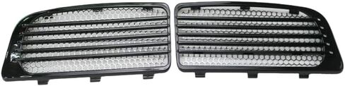 Motorcycle Lower Fairing Radiator Screen Guard Grills Trim For Harley CVO Electra Road Glide Ultra Limited FLHTK FLHXSE FLTRU (Black) in Saudi Arabia