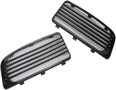 Motorcycle Lower Fairing Radiator Screen Guard Grills Trim For Harley CVO Electra Road Glide Ultra Limited FLHTK FLHXSE FLTRU (Black) in Saudi Arabia