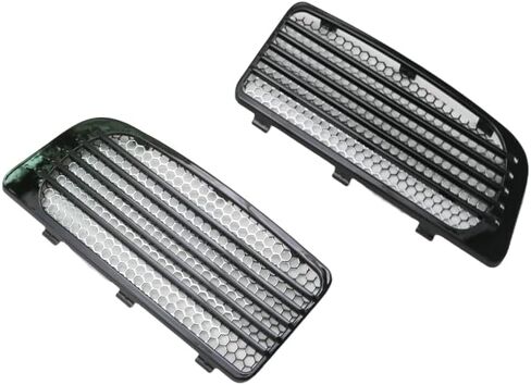 Motorcycle Lower Fairing Radiator Screen Guard Grills Trim For Harley CVO Electra Road Glide Ultra Limited FLHTK FLHXSE FLTRU (Black) in Saudi Arabia