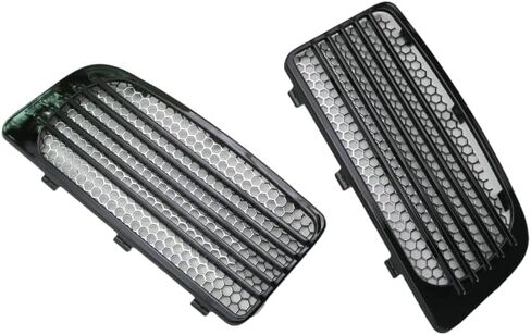 Motorcycle Lower Fairing Radiator Screen Guard Grills Trim For Harley CVO Electra Road Glide Ultra Limited FLHTK FLHXSE FLTRU (Black) in Saudi Arabia
