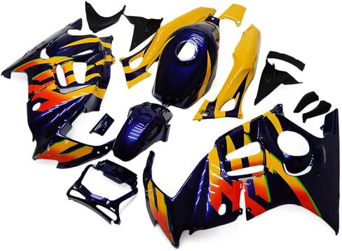 ABS Plastic Fairing Kit Fit for Honda CBR600F3 1997 1998 Fairing Kit Injection Bodywork Full Body Kit-Red Black in Saudi Arabia