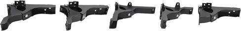 Hecasa Fairing مفصلي متوافق مع 2008-2017 Freightliner Cascadia R4 R5 Cabin Fairing Brackets Black Nylon (2pcs) in Saudi Arabia