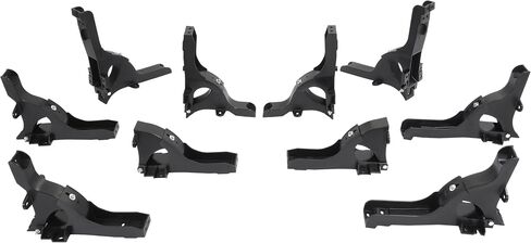 Hecasa Fairing مفصلي متوافق مع 2008-2017 Freightliner Cascadia R4 R5 Cabin Fairing Brackets Black Nylon (2pcs) in Saudi Arabia