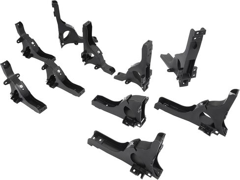 Hecasa Fairing مفصلي متوافق مع 2008-2017 Freightliner Cascadia R4 R5 Cabin Fairing Brackets Black Nylon (2pcs) in Saudi Arabia