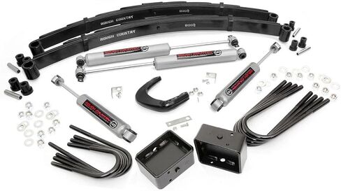 Rough Country 4" Lift Kit for 1977-1987 Chevy/GMC C20/K20 Pickup - 150.20 in Saudi Arabia