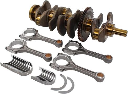 Motoku Engine Crankshaft و Connecting Rod Bearings لتويوتا كامري 2002-2011 ، كورولا 2009-2010 ، هايلاندر 2001-2007 ، المصفوفة 2009-2013 ، RAV4 2004-2008 ، Solara 2004-2008 ، Scion TC XB 2.4 in Saudi Arabia