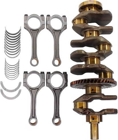 Motoku Engine Crankshaft و Connecting Rod Bearings لتويوتا كامري 2002-2011 ، كورولا 2009-2010 ، هايلاندر 2001-2007 ، المصفوفة 2009-2013 ، RAV4 2004-2008 ، Solara 2004-2008 ، Scion TC XB 2.4 in Saudi Arabia