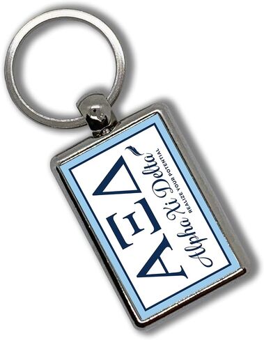 Alpha Xi Delta Sorority Keychain Key Chain Ring Keyring Key Holder Novelty Keychain in Saudi Arabia
