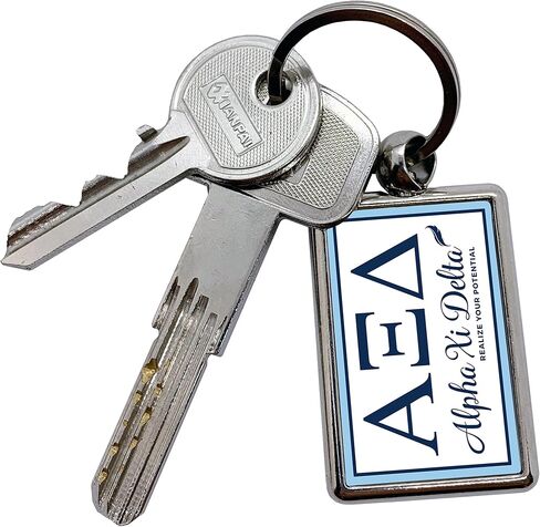 Alpha Xi Delta Sorority Keychain Key Chain Ring Keyring Key Holder Novelty Keychain in Saudi Arabia