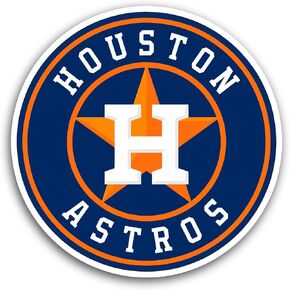 2 (Pieces) 3" and 5" H0uston Astros Sticker, Waterproof Vinyl Decals for Many Purpose Like Cars, Trucks, Laptops, Phones, Windows and More in Kuwait
