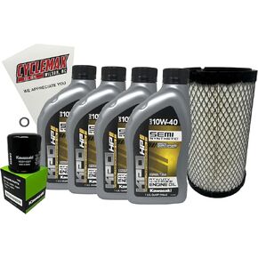 Semi Synthetic Oil Change Kit compatible with 2020-2023 Kawasaki Teryx KRX 1000 with Air Filter in Saudi Arabia