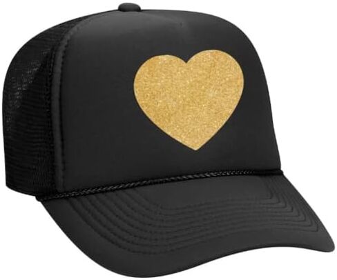 Glitter Heart Trucker Hat - Adult in Saudi Arabia