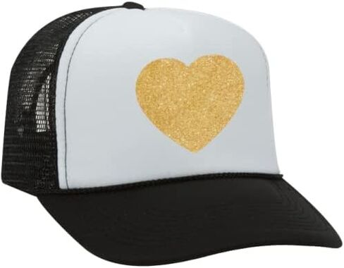 Glitter Heart Trucker Hat - Adult in Saudi Arabia