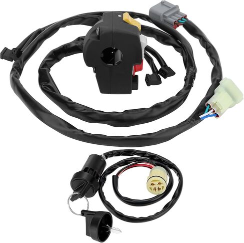 M MATI Handlebar & Key Switch لـ Honda Rancher 350 TRX350FM TRX350TM 2006 SHIFT 35200-HN5-N03 35200-HN5-N02 35100-HN5-670 in Saudi Arabia