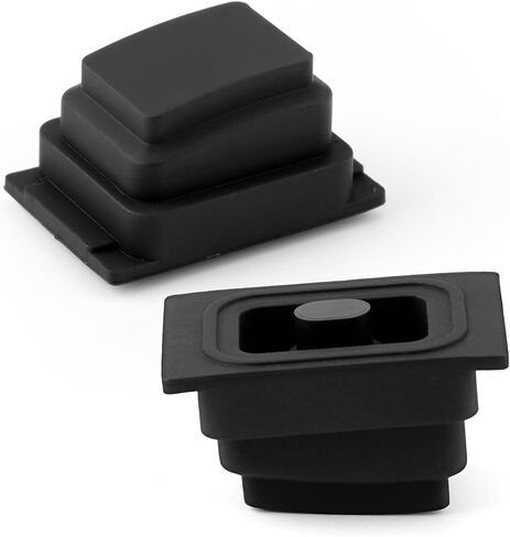 2pcs Car Exterior Door Handle Buckle Induction Button, Black Rubber Induction Button Cover Car Door Exterior Accessories Compatible with Hyundai Tucson 2015-2020 in Saudi Arabia