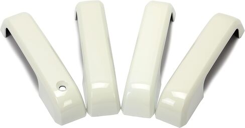 HECASA Door Handle Covers Trims Compatible with 2015-2020 Ford F150/ 2017-2022 F250 F350 F450 W/O Smart Keyhole Oxford White in Saudi Arabia