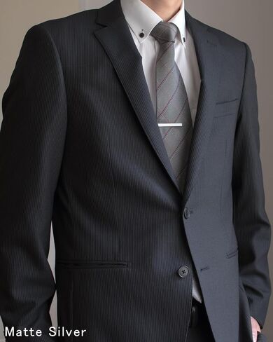 [TAVARAT]Tie Clip Tie Clips for Men Matte Finish No Fingerprint Tie Bar Tie Pin Tps-023R in Saudi Arabia