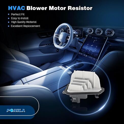 POHIAL HVAC Heater Front Blower Motor Resistor Compatible with Acura MDX 2001-2005, Honda Pilot 2003-2008, Replace# 79330S3VA01 3A1268 973541 RU351 20273 973-541 RU-351 JA1385 in Saudi Arabia