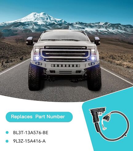 Hiedra Trailer Tow Tow Hitch Wiring Connector Harness for 2009-2014 Ford F-150 ، Tomatic Transmissions ، بدون مستشعرات قرب عكسية ، استبدل 9L3Z-15A416-A in Kuwait