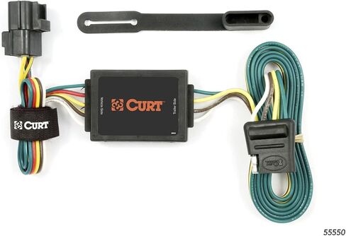 CURT 55550 Vehicle-Side Custom 4-Pin Trailer Wiring Harness, Fits Select Kia Sorento,Black in Saudi Arabia