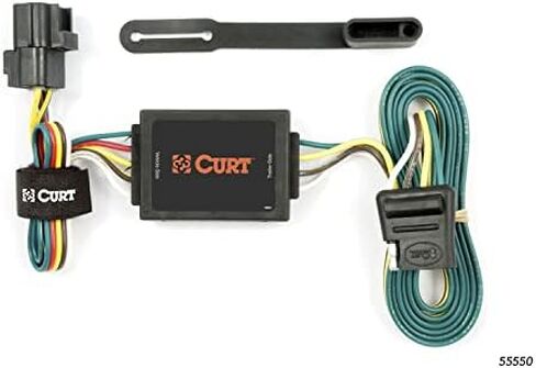 CURT 55550 Vehicle-Side Custom 4-Pin Trailer Wiring Harness, Fits Select Kia Sorento,Black in Saudi Arabia