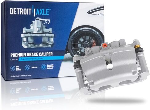 Detroit Axle - Front Right Brake Caliper for Chevrolet Trailblazer Traverse GMC Acadia Envoy Buick Enclave Rainier Saab 9-7x Saturn Outlook Isuzu Ascender, Disc Brake Caliper with Bracket Replacement in Saudi Arabia