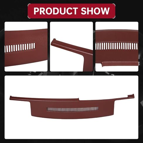 HECASA Molded Dashboard Compatible with 1988-1994 C1500 C2500 C3500 Pickups/K1500 2500 3500 Chevy Suburban Yukon, 1992-1994 Blazer Dash Cover Cap Overlay (Garnet) in Kuwait