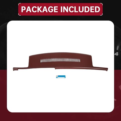 HECASA Molded Dashboard Compatible with 1988-1994 C1500 C2500 C3500 Pickups/K1500 2500 3500 Chevy Suburban Yukon, 1992-1994 Blazer Dash Cover Cap Overlay (Garnet) in Kuwait