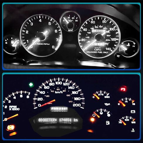 White T10 194 168 LED Dashboard Dashboard Light Lights ، 10pcs ، Super 12V 8-SMD Pricset in Kuwait