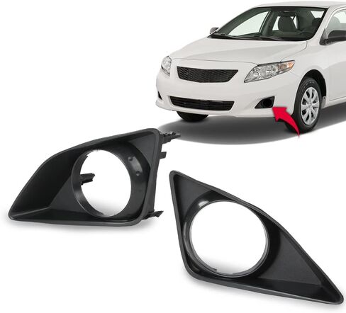 غطاء ثقب الضباب الأمامي G-plus متوافق مع 2012-2014 Toyota Camry Xle/LE/L مع 2012-2014 Toyota Camry Hybrid Xle/Le Pair in Saudi Arabia