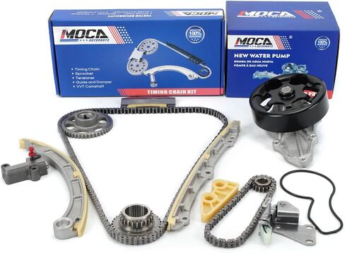 MOCA Timing Chain Kit Water Pump Compatible with 2002-2004 for Honda Civic SiR 2.0L & 2002-2005 for Honda Civic Si 2.0L & 2002-2006 for Acura Rsx 2.0L, Eng Code "K20A3" in Saudi Arabia