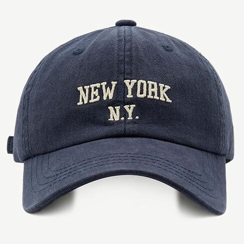 New York Baseball Hat for Women Adjustable Embroidery 100% Cotton Trucker Hats Classic Vintage Baseball Cap in Saudi Arabia
