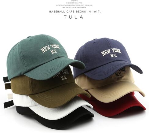 New York Baseball Hat for Women Adjustable Embroidery 100% Cotton Trucker Hats Classic Vintage Baseball Cap in Saudi Arabia