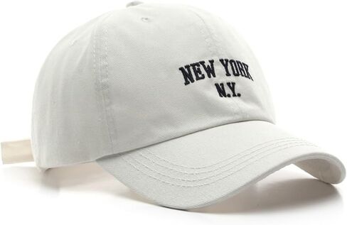 New York Baseball Hat for Women Adjustable Embroidery 100% Cotton Trucker Hats Classic Vintage Baseball Cap in Saudi Arabia