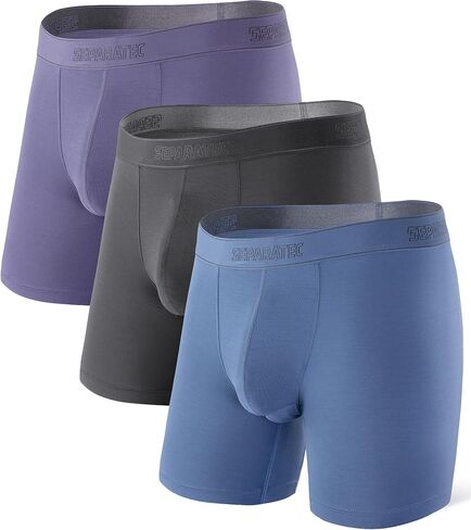 ملابس داخلية للرجال مع Pouch Precium Soft Micro Modal Boxer ملخصات داخلية مريحة للملابس الداخلية للرجال 3 حزمة in Kuwait