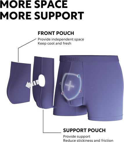 ملابس داخلية للرجال مع Pouch Precium Soft Micro Modal Boxer ملخصات داخلية مريحة للملابس الداخلية للرجال 3 حزمة in Kuwait