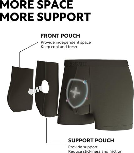 ملابس داخلية للرجال مع Pouch Precium Soft Micro Modal Boxer ملخصات داخلية مريحة للملابس الداخلية للرجال 3 حزمة in Kuwait
