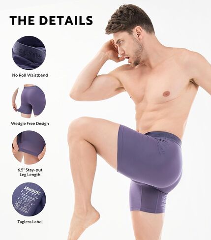 ملابس داخلية للرجال مع Pouch Precium Soft Micro Modal Boxer ملخصات داخلية مريحة للملابس الداخلية للرجال 3 حزمة in Kuwait