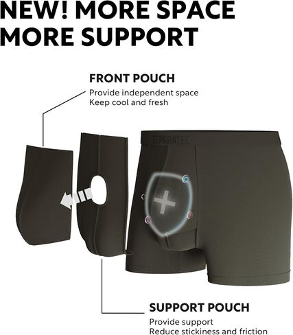 ملابس داخلية للرجال مع Pouch Precium Soft Micro Modal Boxer ملخصات داخلية مريحة للملابس الداخلية للرجال 3 حزمة in Kuwait
