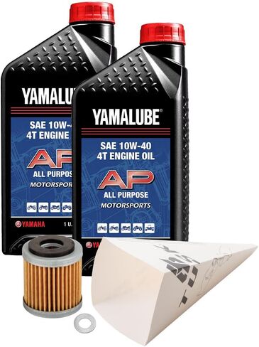 Tusk 4-Stroke Oil Change Kit Yamalube All Purpose 10W-40 Compatible with Yamaha YZ450F 2010-2013 in Saudi Arabia