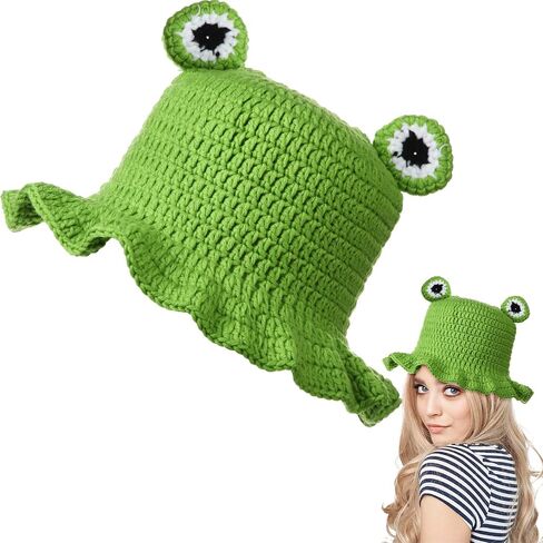 قبعة كوزبلاي Crochet Cosplay Hat Hat Halween Caps for Womens Girls Adult Halloween Supplies Supplies in Saudi Arabia