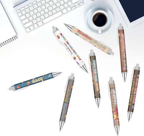 Idealmuzik 6 Cat Pens for Cat Lovers,Cute Kawaii Funny Cats Kitty Themed Paw Ballpoint Gel Pen, Japanese Stationary Notebook Diary For Women Office Worker Supplies Stuff Decor Desk Accessories Gifts in Kuwait