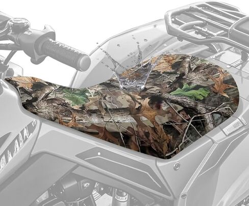تغطية مقعد محرك CAMO CAMO ATV Cover Motorcycle Cushion Cushion Prevable Bated Patector Cover ATV Cover Four Wheeler Accessories متوافقة مع معظم الطرز in Kuwait
