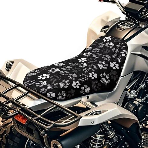 تغطية مقعد محرك CAMO CAMO ATV Cover Motorcycle Cushion Cushion Prevable Bated Patector Cover ATV Cover Four Wheeler Accessories متوافقة مع معظم الطرز in Kuwait