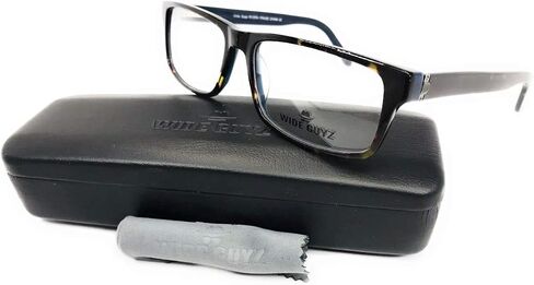 Tortoise & Blue Rivera Eyeglasses 59 مم للرجل الأنيق الكبير in Saudi Arabia