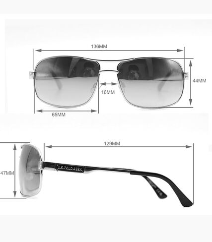 الولايات المتحدة بولو أسن. رجال PA3015 لفائف معدنية Aviator Navigator Rectangle Pilot Pilot Gilot Givizes مع حماية UV400 ، نظارة شمسية رياضية للرجال in Saudi Arabia
