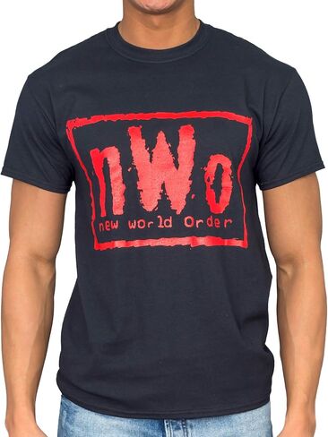 البالغين للجنسين NWO New World Order Logo Pro Wrestling Black T -Shirt (صغير - xxxl) in Saudi Arabia