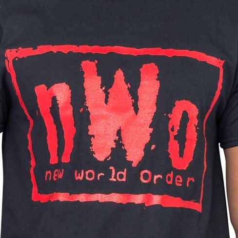البالغين للجنسين NWO New World Order Logo Pro Wrestling Black T -Shirt (صغير - xxxl) in Saudi Arabia