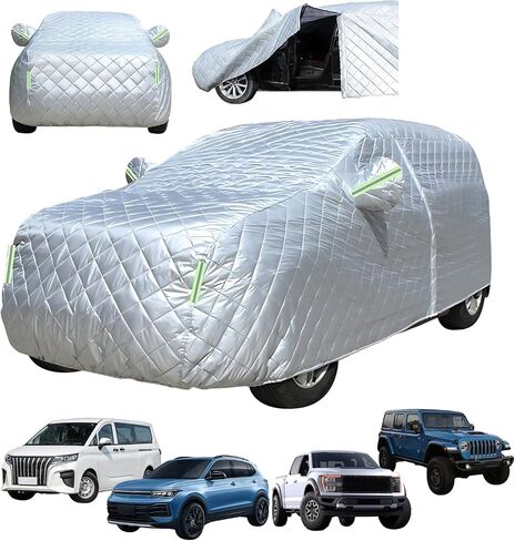 5-Layer Waterproof All-Weather Truck Cover - Fits Ford F150, Chevy Silverado 1500, GMC Sierra, Ram 1500, Toyota Tundra (Silver, L6 Fit Truck Length Up to 270 inch) in Saudi Arabia
